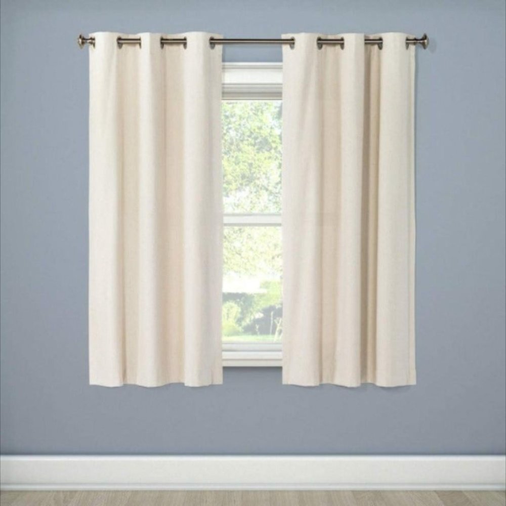 Eclipse window Curtain 1 Panel Cream 42"x63" cream